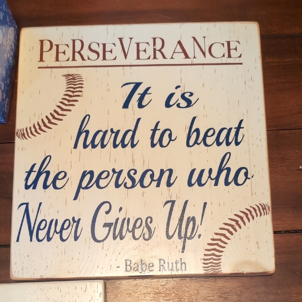 Inspirational Babe Ruth Quote Plaque - Picture 2 of 6